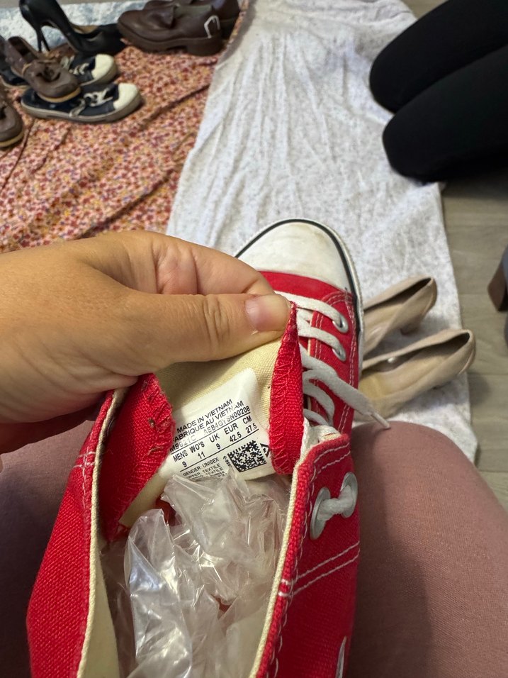 Kadın Kırmızı Elastik Bağcıklı Spor Ayakkabı - Görsel 4