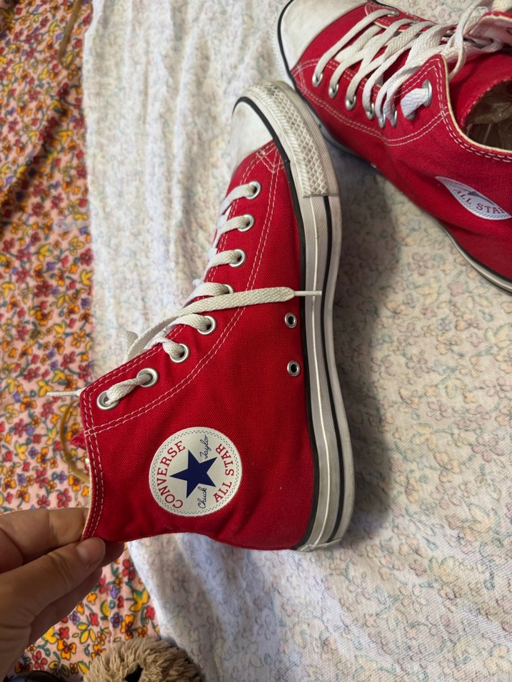 Kadın Kırmızı Elastik Bağcıklı Spor Ayakkabı - Görsel 3