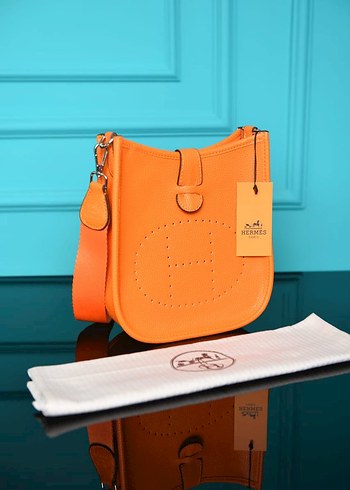 Hermes Turuncu Mini Capraz Canta