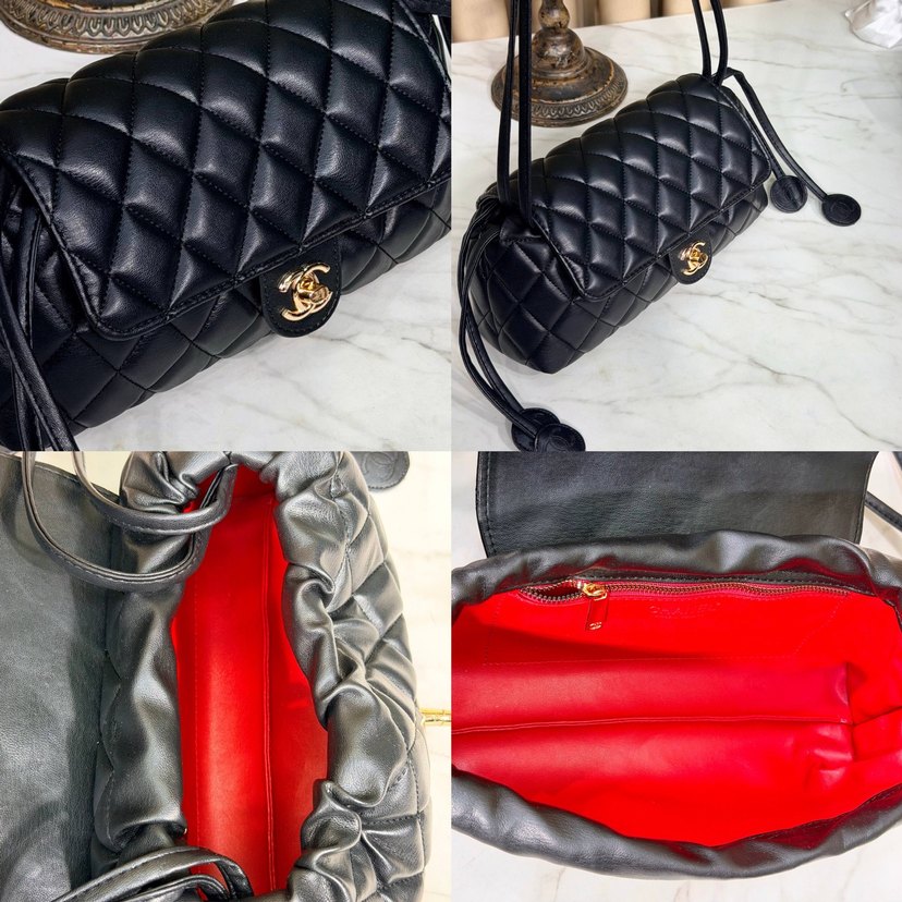 Chanel Haki Kapitone Omuz Çantası — görsel 2/7