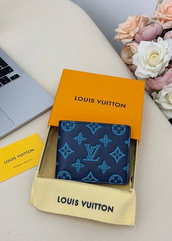 Louis Vuitton Lacivert Monogram Cuzdan