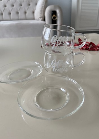 Borosilikat 2 kişilik fincan set - Görsel 2