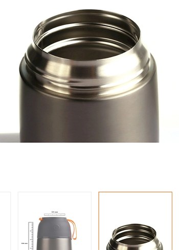 Gri Baby Plus Çocuk Termosu - Görsel 2