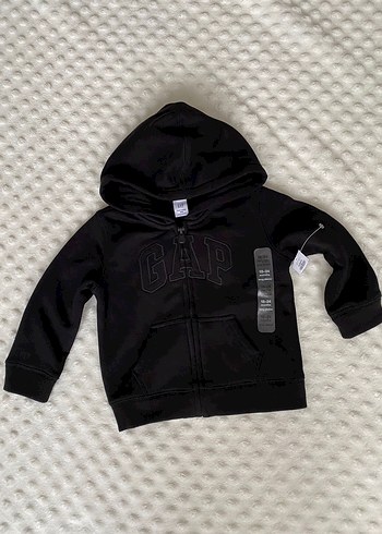 GAP orijinal Erkek Çocuk Kapüşonlu Fermuarlı Sweatshirt - Görsel 7