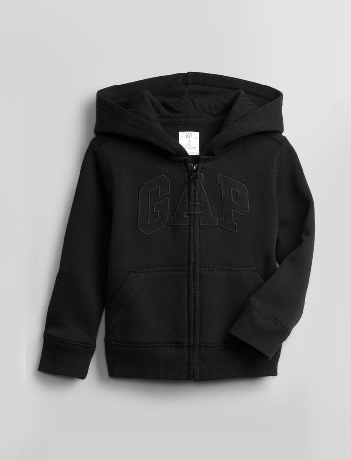 GAP orijinal Erkek Çocuk Kapüşonlu Fermuarlı Sweatshirt - Görsel 2