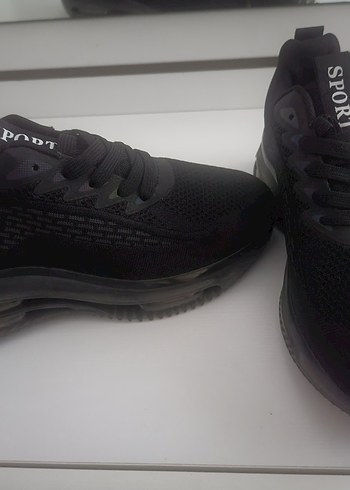 Siyah Bağcıklı Stiletto Topuklu Erkek  Spor Ayakkabı - Görsel 3