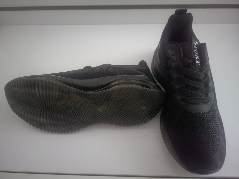 Siyah Bağcıklı Stiletto Topuklu Erkek  Spor Ayakkabı - Görsel 5