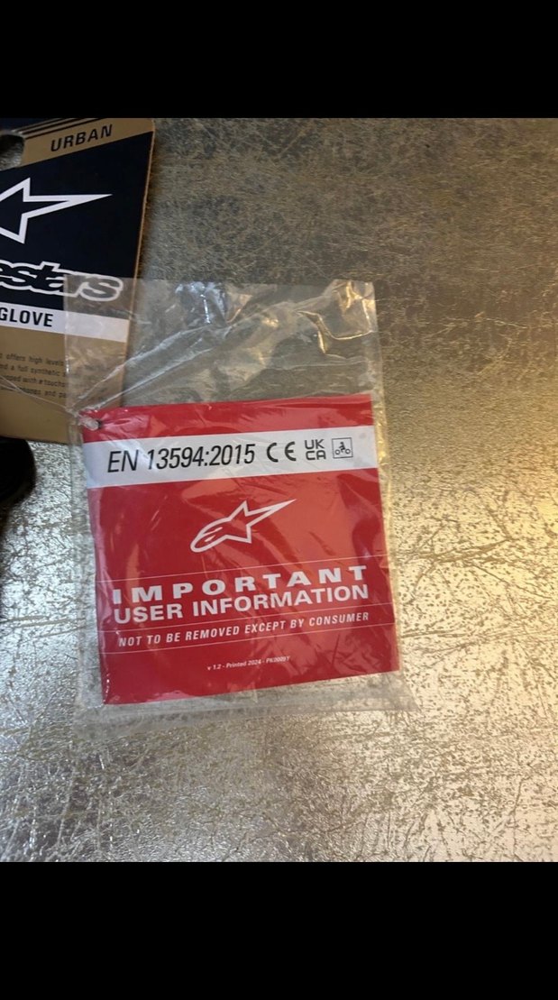 Siyah Biker Erkek Eldiveni - Alpinestars - Görsel 2