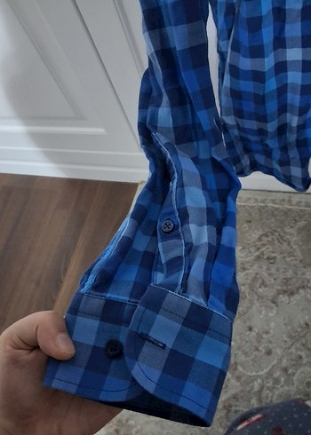 uspa mavi gömlek - Görsel 5