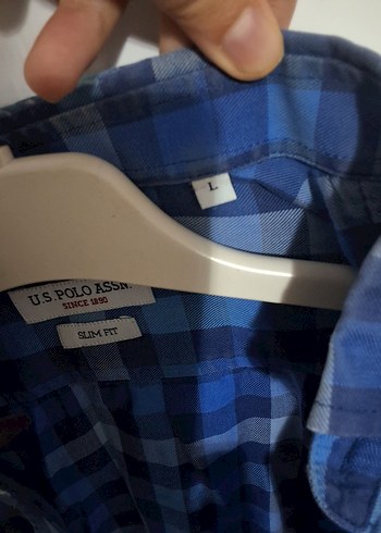 uspa mavi gömlek - Görsel 3