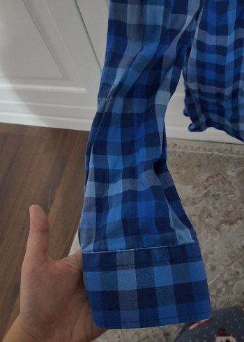 uspa mavi gömlek - Görsel 4