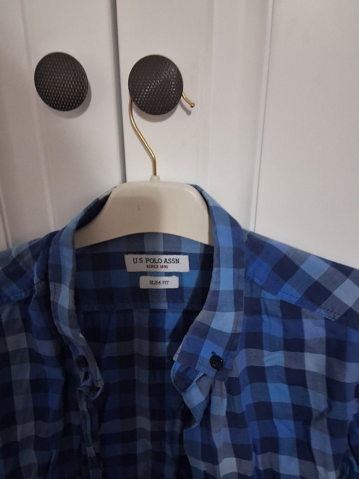 uspa mavi gömlek - Görsel 2