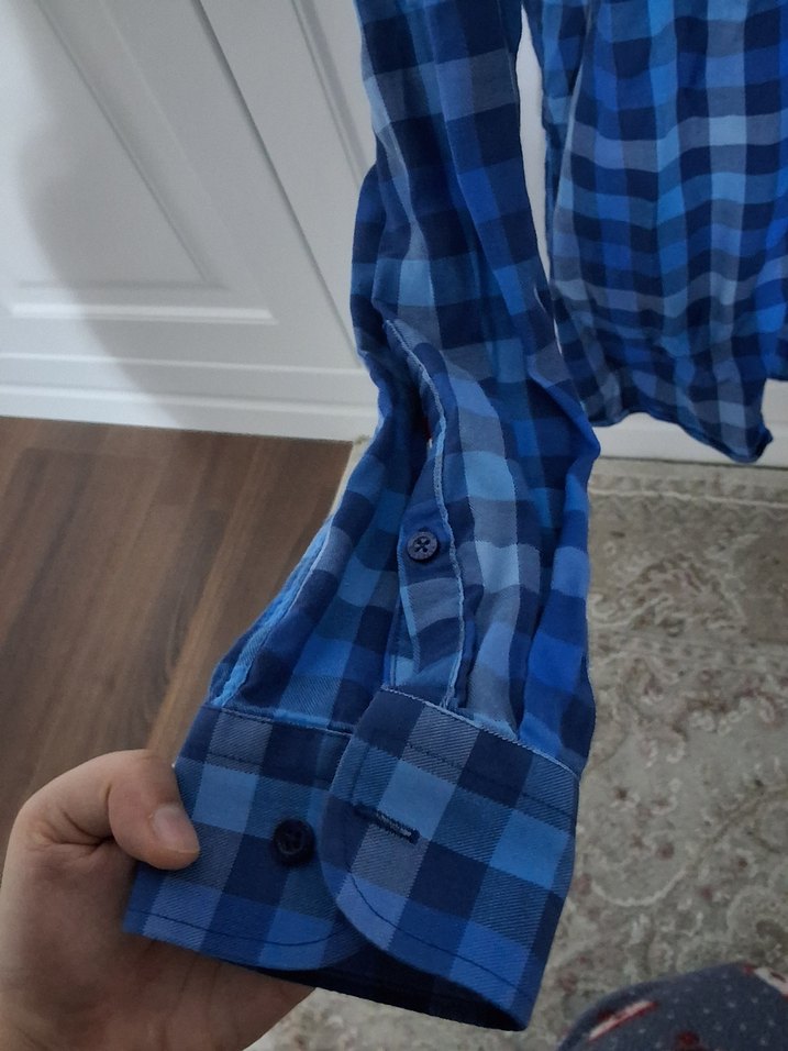 uspa mavi gömlek - Görsel 5