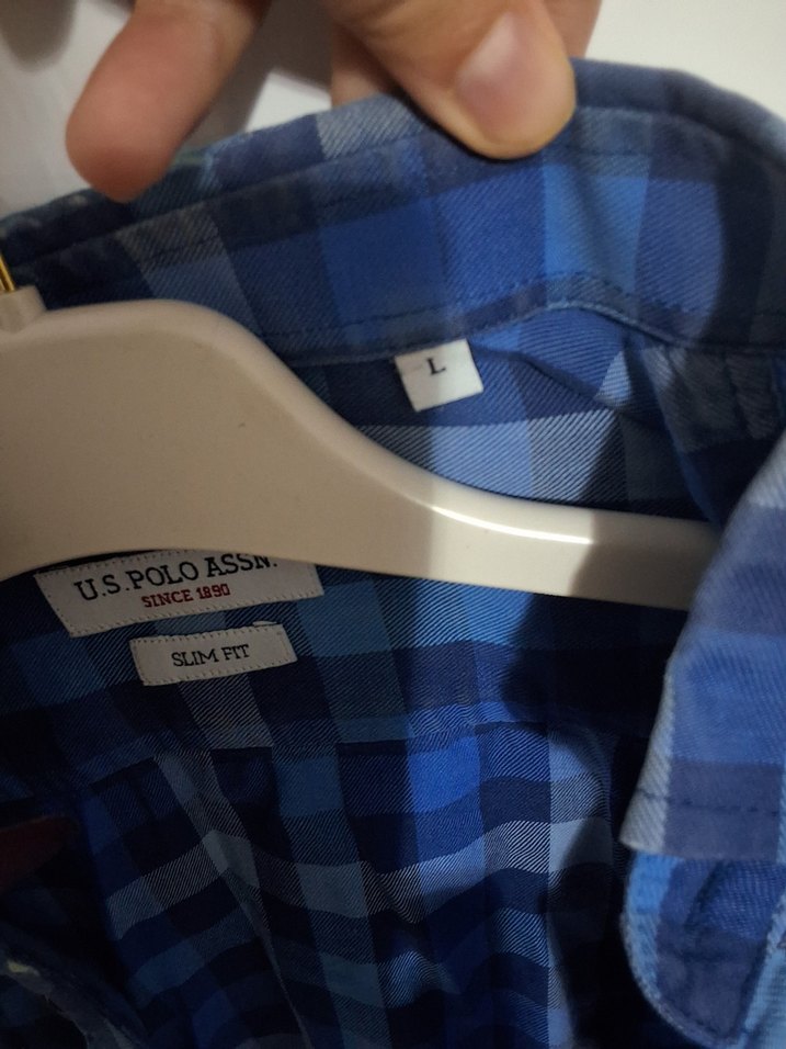 uspa mavi gömlek - Görsel 3