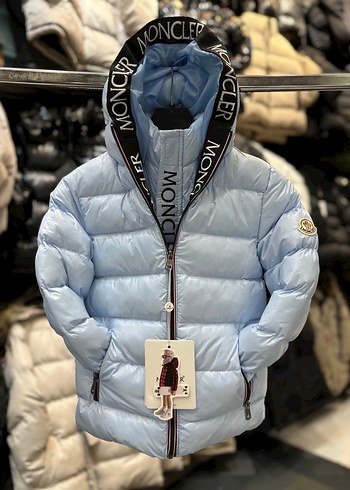 Moncler Mavi Erkek Çocuk Mont - Görsel 2
