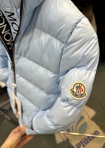 Moncler Mavi Erkek Çocuk Mont - Görsel 3