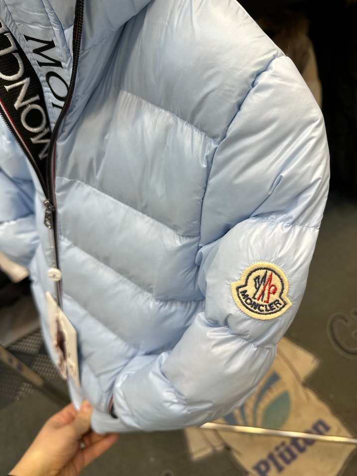 Moncler Mavi Erkek Çocuk Mont - Görsel 3