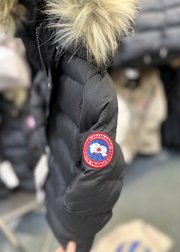 Siyah Kürklü çocuk Kış Mont - Görsel 2