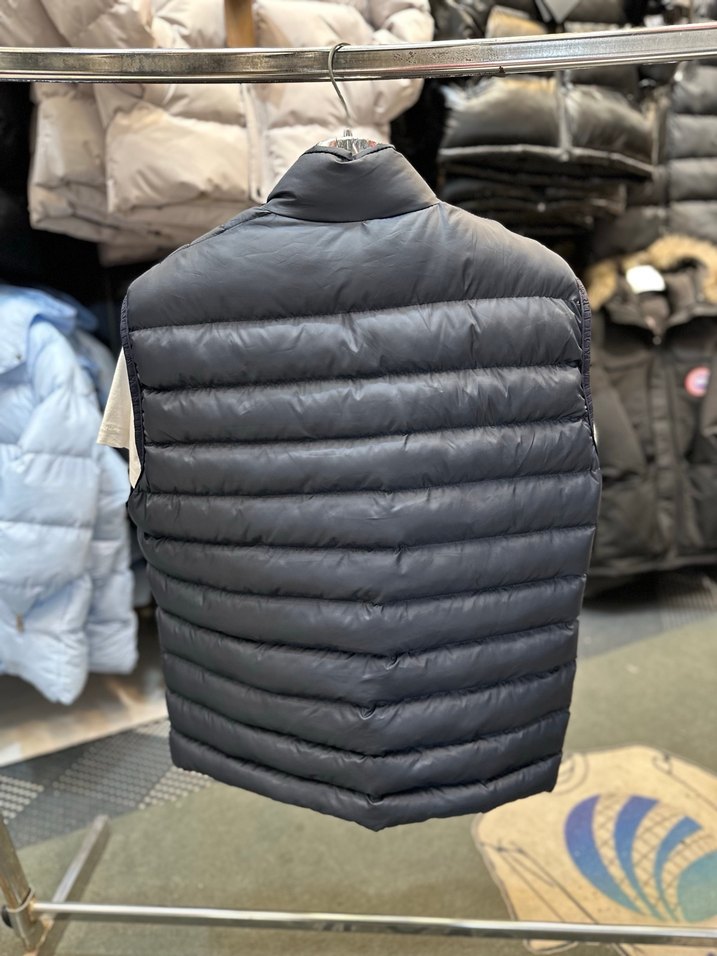 Fermuarlı Erkek  Lacivert Şişme Yelek - Görsel 2