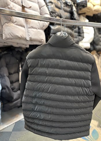 Canada Goose Fermuarlı Siyah Erkek Kolu Trikolu Ceket - Görsel 2