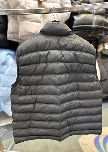 Siyah Fermuarlı Battal Beden Erkek Şişme Yelek - Görsel 2