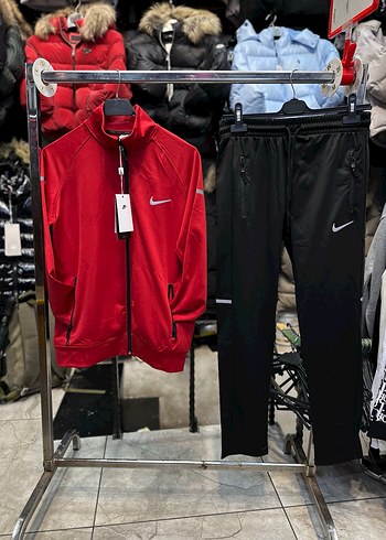 Kırmızı Fermuarlı Erkek Eşofman Üstü - Görsel 2