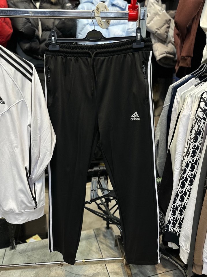 Beyaz Siyah Adidas Erkek Eşofman Takımı - Görsel 3