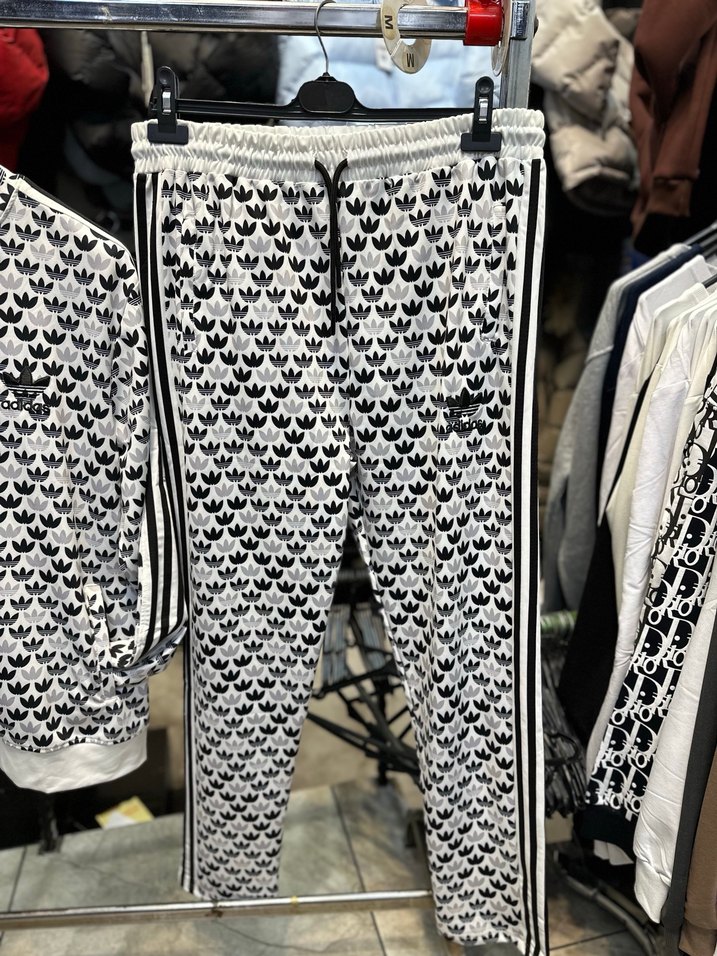 Gri Baskılı Erkek Eşofman Takımı - Görsel 3