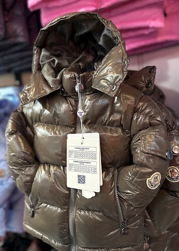 Erkek Çocuk Kahverengi Kapüşonlu Mont - Görsel 2