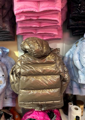 Erkek Çocuk Kahverengi Kapüşonlu Mont - Görsel 3