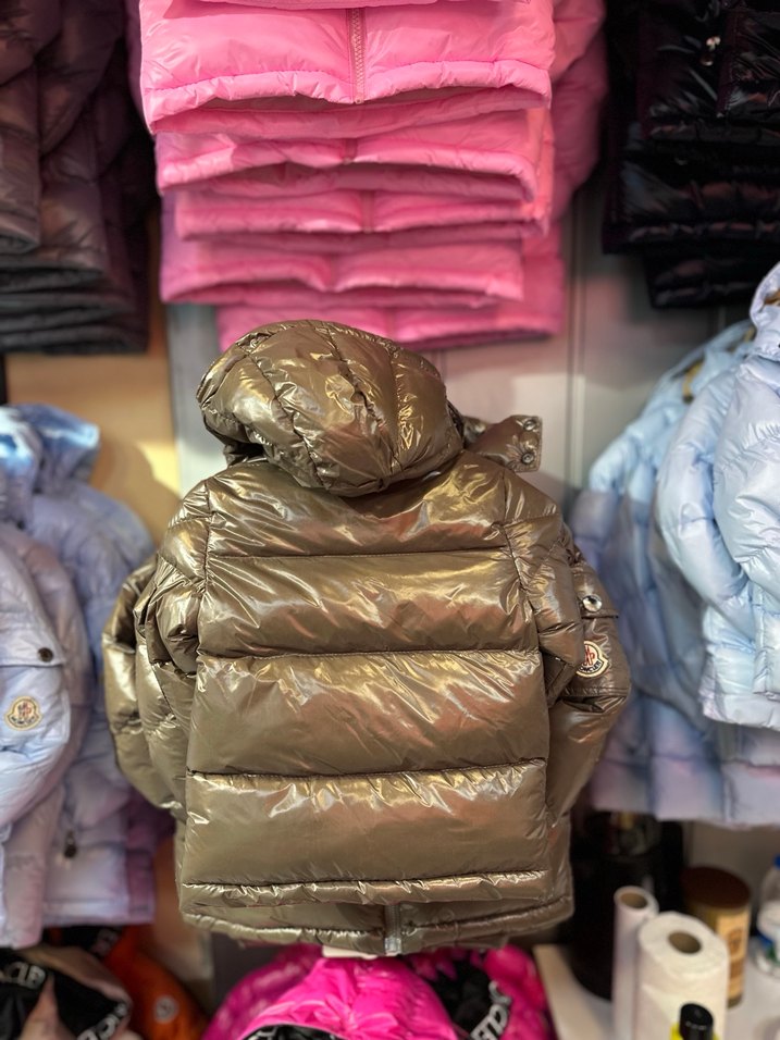 Erkek Çocuk Kahverengi Kapüşonlu Mont - Görsel 3