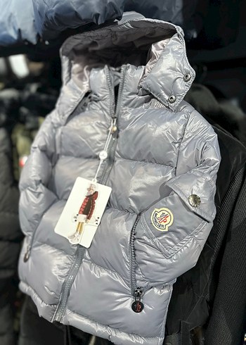 Erkek Çocuk Gri Fermuarlı Mont - Görsel 2