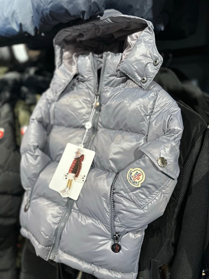 Erkek Çocuk Gri Fermuarlı Mont - Görsel 2