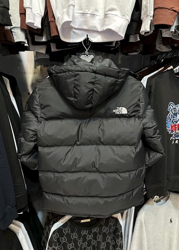 Siyah Northface Kapüşonlu Erkek Mont - Görsel 2