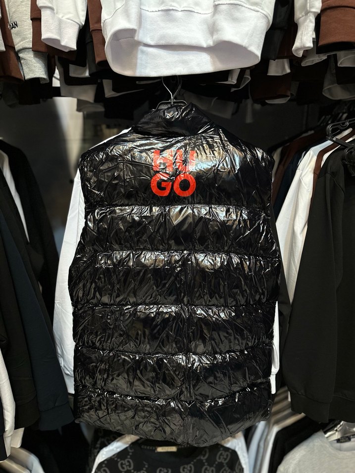 Erkek Siyah Fermuarlı Şişme Yelek - Görsel 2