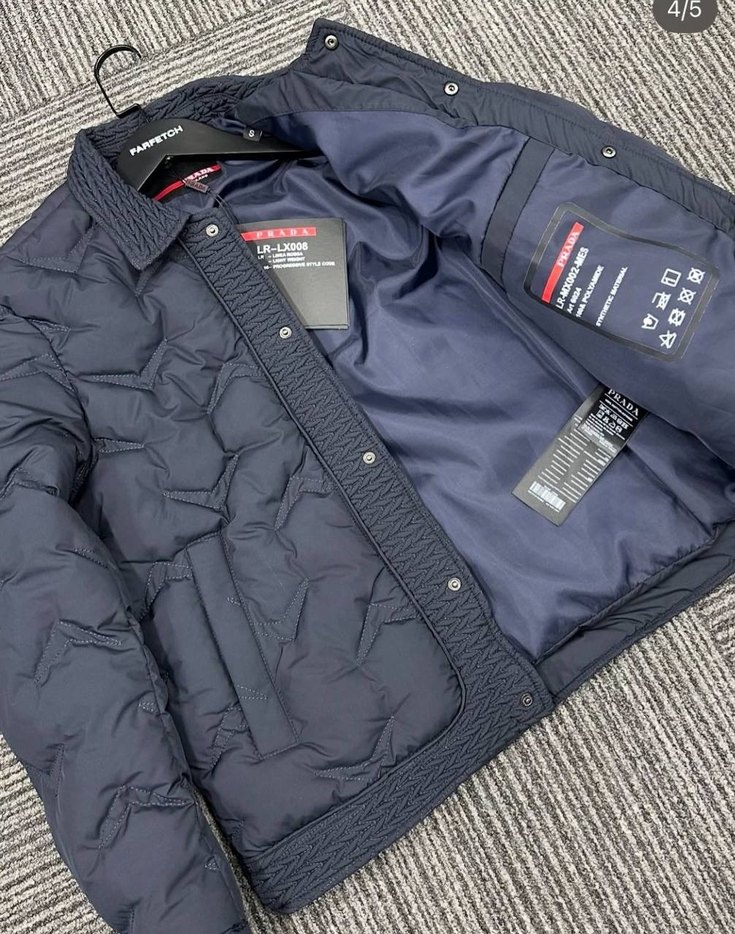 Düğmeli Erkek Lacivert Street Wear Ceket - Görsel 2