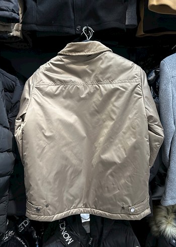 Bej Düğmeli  Erkek Mont - Görsel 2