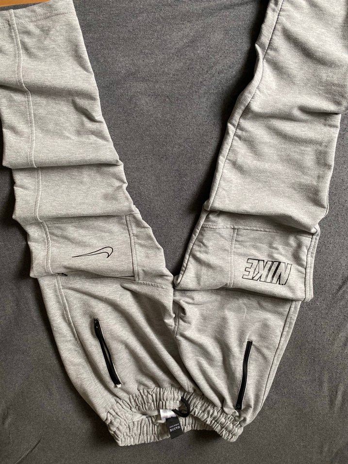 Gri Erkek Keten Eşofman Altı - Görsel 3