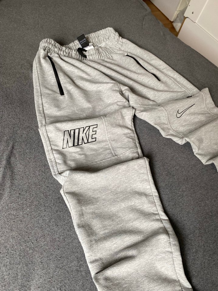 Gri Erkek Keten Eşofman Altı - Görsel 2