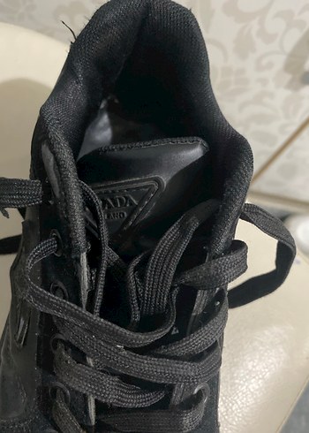 Prada Siyah Erkek kalın taban ayakkabı - Görsel 3