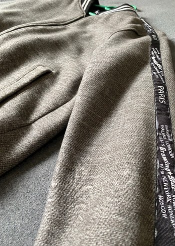 Gri Fermuarlı erkek Ceket - Görsel 3