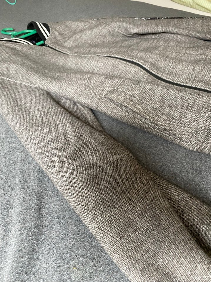 Gri Fermuarlı erkek Ceket - Görsel 2