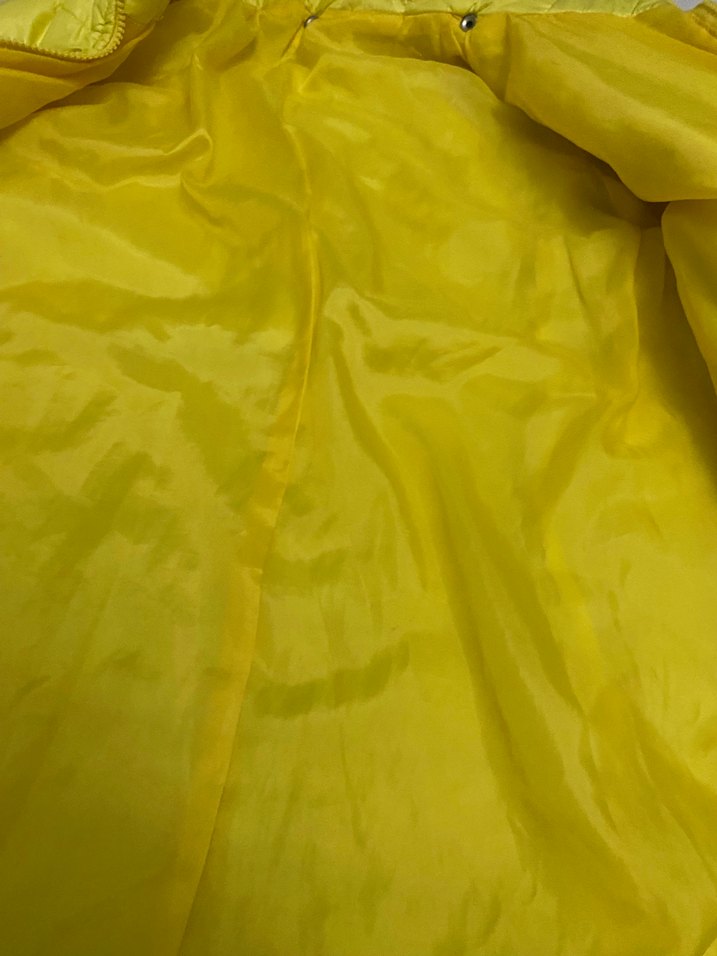 Sarı Fermuarlı unisex mont - Görsel 2