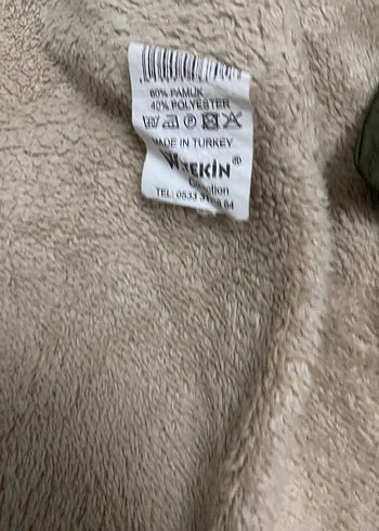 Sokak Stili Haki Uzun Kürklü Kadın Mont - Görsel 2