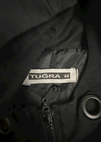 Kadın Siyah Uzun Fermuarlı Mont - Görsel 2