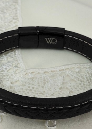 Klasik Siyah Tokalı Erkek Bileklik - Görsel 2