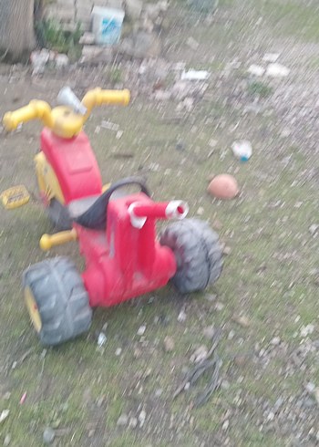 Sarı Üç Tekerlekli Çocuk Bisikleti - Görsel 4