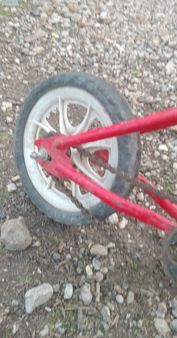 Kırmızı Üç Tekerlekli Çocuk Bisikleti - Görsel 4