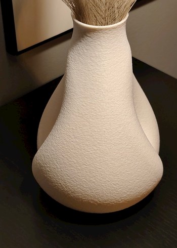 Beyaz Pastel Renkli Dekoratif Vazo - Görsel 2