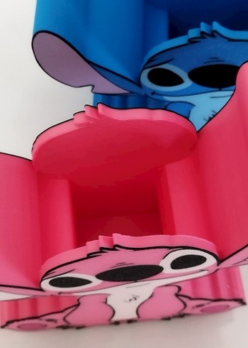 Renkli Stitch Animasyon Figürlü kalemlik - Görsel 3